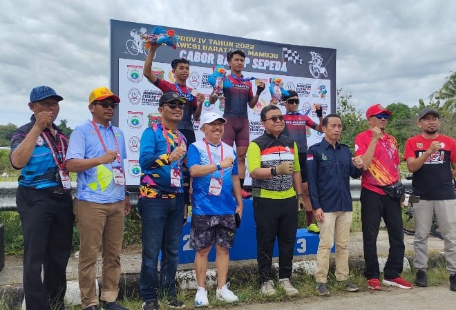 Polman Borong Medali di Balap Sepeda Criterium Putra