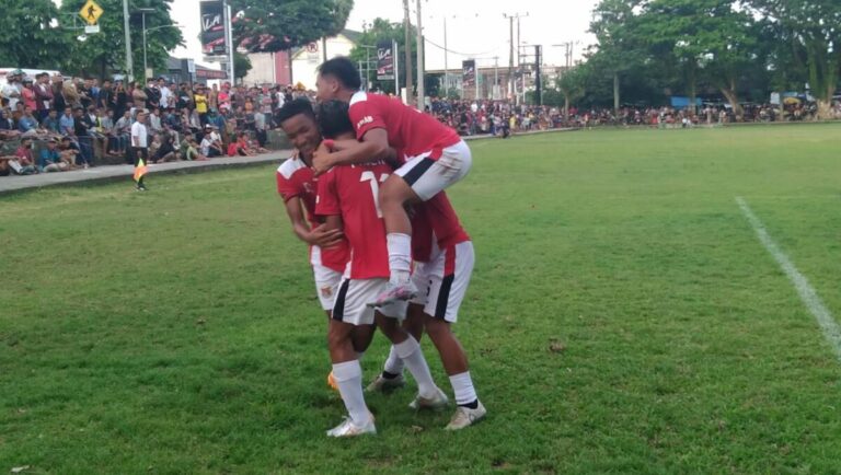 Tim Sepak Bola Tuan Rumah Porprov Melaju ke Babak Final Usai Melibas Polman 2-1