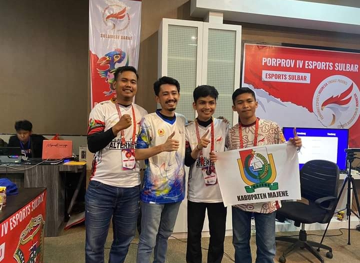 Cabor E-sports, Majene Kunci Emas Kelas E-football