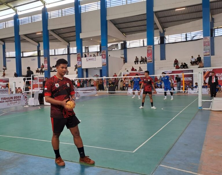 Pra PON Sepak Takraw Wilayah IV Bergulir, Tim Sulbar Taklukkan Sultra