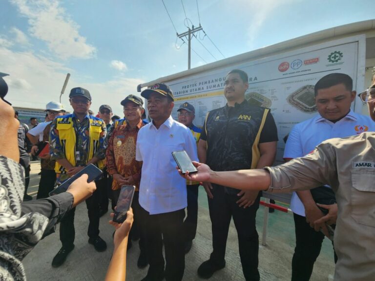 Menko PMK dan Menpora RI Tinjau Venue PON di Sumatera Utara