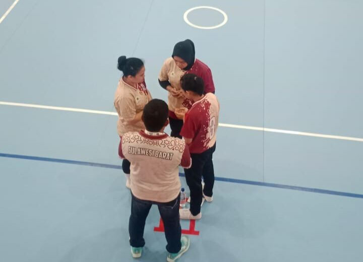 PON XXI Aceh-Sumut 2024, Tim Sepak Takraw Putri Sulbar Taklukkan Tim Sultra Skor 2-1