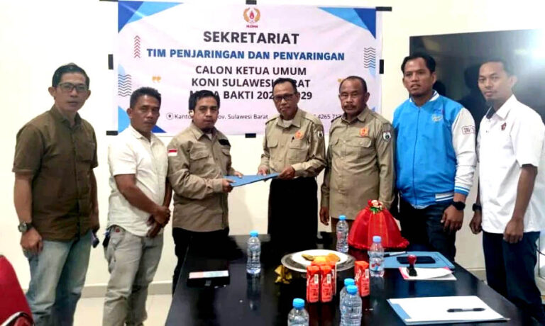 Syamsul Samad Resmi Daftar Sebagai Calon Ketua KONI Sulbar 2025–2029