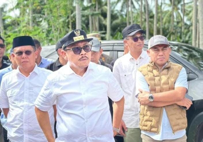 Ketua KONI Sulbar Mendampingi Gubernur Kunjungan Kerja ke Kabupaten Pasangkayu
