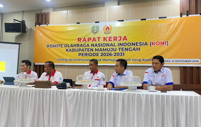 KONI Sulbar Paparkan Penguatan Tata Kelola dan Pembinaan Prestasi pada Raker KONI Mamuju Tengah